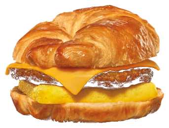 Sausage, Egg, & Cheese Croissan'wich