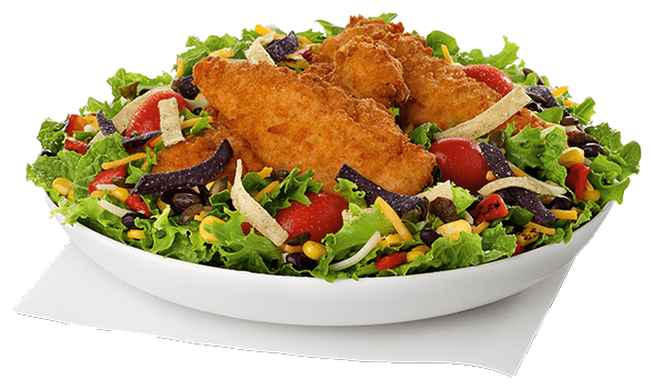 Spicy Southwest Salad w/ Chick-fil-A Chick-n-Strips®