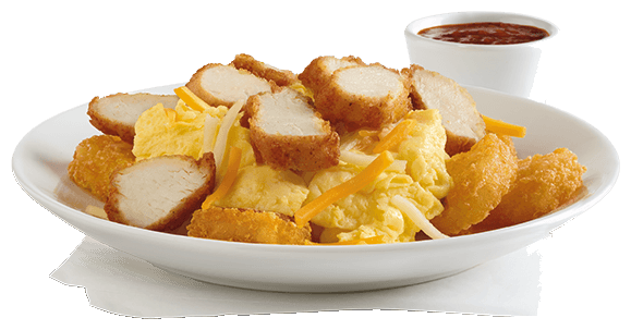 Hash Brown Scramble Bowl w/ No Meat - no hash browns