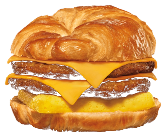 Double Sausage, Egg, & Cheese Croissan'wich