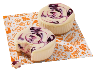 2Pc Blueberry Lemon Cheesecake Cup